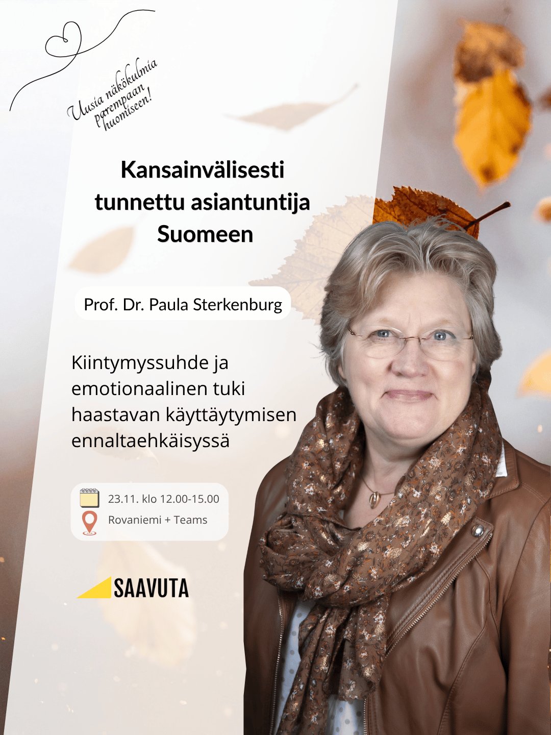 Sterkenburgin kuva syksyisellä taustalla